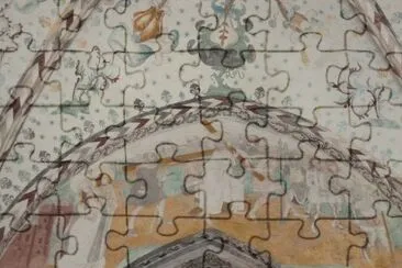 Roskilde cathedral ceiling jigsaw puzzle