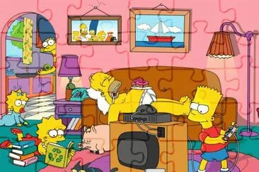 Day in Simpson 's House jigsaw puzzle