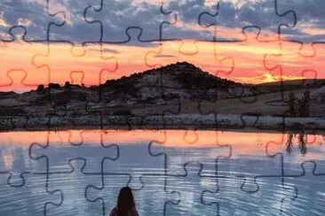 por do sol jigsaw puzzle