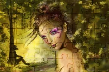 Hada en el bosque jigsaw puzzle