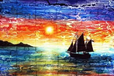 Sunset Sail jigsaw puzzle