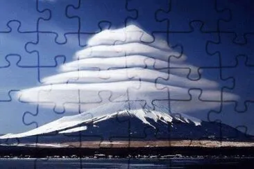 NUBES SOBRE EL FUJI. jigsaw puzzle