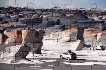 Campo de piedra pÃ³mez en Catamarca. Argentina