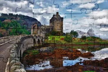 FORTALEZA ABANDONADA EN ESCOCIA. jigsaw puzzle