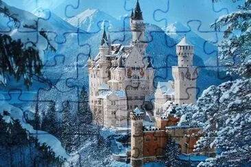 castillo en la roca jigsaw puzzle