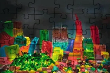 San Francisco in Jello jigsaw puzzle