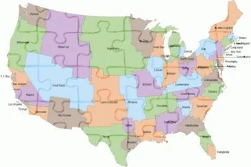 New US States jigsaw puzzle