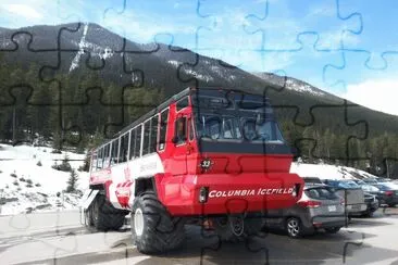 Glacier Bus Banff jigsaw puzzle