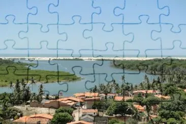 Vista do Farol de Mandacaru - Barreirinhas - MA jigsaw puzzle