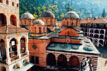 Monasterio Rila. Bulgaria jigsaw puzzle