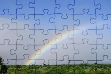 Arco Iris na Zona Rural jigsaw puzzle