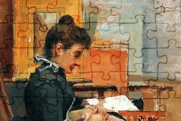 Joaquí­n Agrasot 1836-1919 jigsaw puzzle