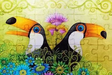 Toucan 's jigsaw puzzle