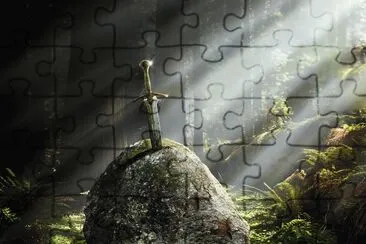 Sword jigsaw puzzle