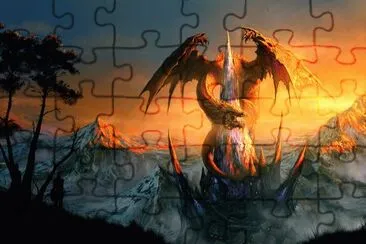 Dragon jigsaw puzzle