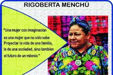 פאזל של CITA DE RIGOBERTA MENCHÃš.