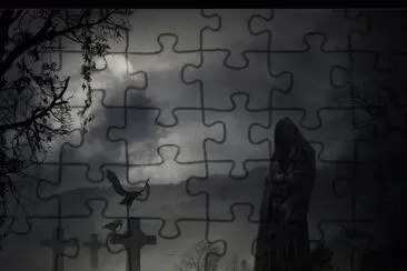 Dark jigsaw puzzle