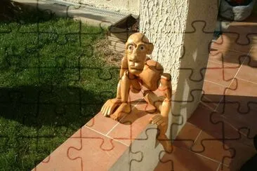 hom prehistorique jigsaw puzzle