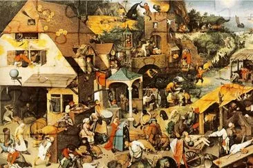 Les Proverbes Flamands de Pierre Bruegel - 1526-1569