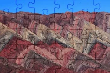 Cerro Inca. Jujuy. Argentina jigsaw puzzle