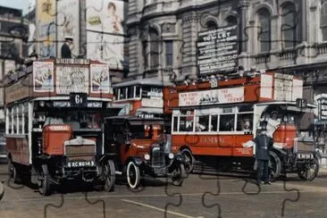 Trafalgar Square, London.