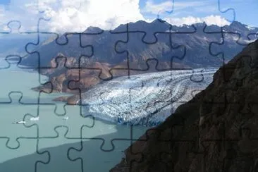 Glaciar Viedma. Patagonia argentina jigsaw puzzle