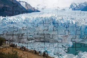 Glaciar Perito Moreno. Patagonia argentina jigsaw puzzle