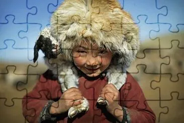 En el Desierto de Gobi. Mongolia jigsaw puzzle