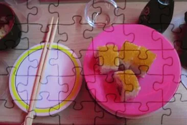 Hermoso plato jigsaw puzzle