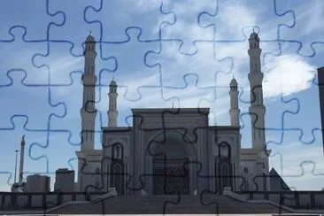 Mesquita de Astana - Casaquistão jigsaw puzzle