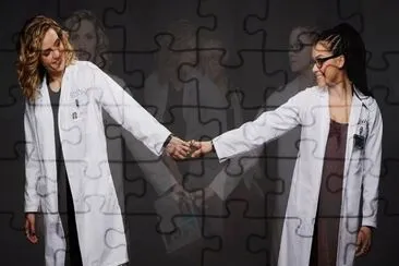 Cosima and Delphine - Orphan Black jigsaw puzzle