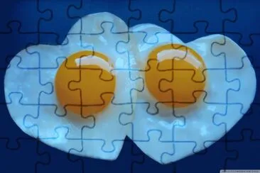 eggs heart jigsaw puzzle