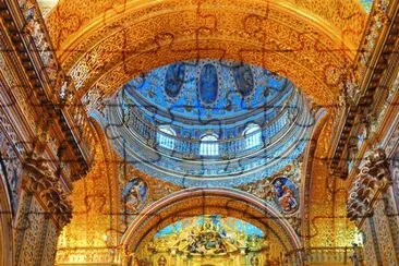 Iglesia de la CompaÃ±Ã­a. Quito. Ecuador