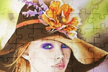 Lady with Braun Heat jigsaw puzzle