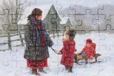 Escena jigsaw puzzle