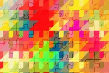 draw jigsaw puzzle