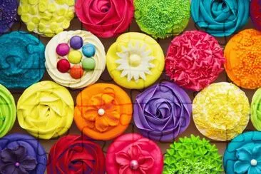 Cupcakes De Colores