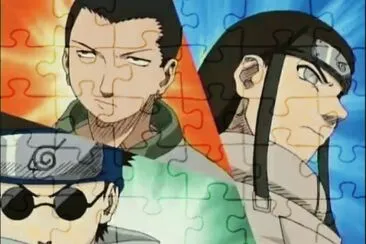 Neji, Shino y Shikamaru jigsaw puzzle