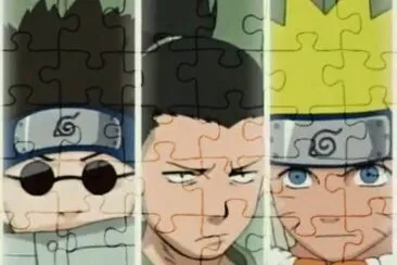 Shikamaru, Naruto y Shino jigsaw puzzle