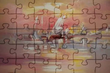 Coucher de Soleil-EL HASSANI jigsaw puzzle