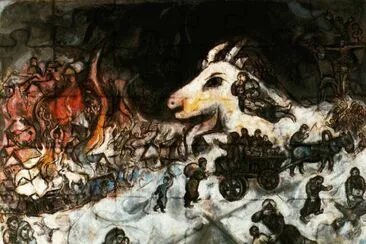 פאזל של Chagall - La guerra - 1966