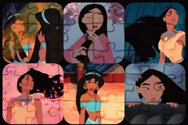 Jasmine Mulan Pocahontas