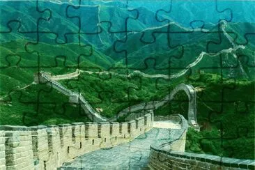 Long view of the Great Wall of China6666