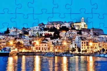 Atardecer en Ibiza. jigsaw puzzle