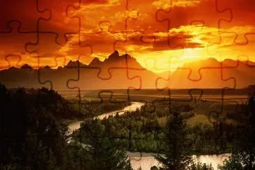 por do sol jigsaw puzzle