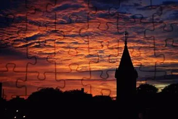 Amanecer en la Ciudad de Corrientes. Argentina