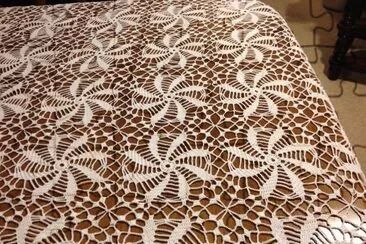 Tablecloth closeup