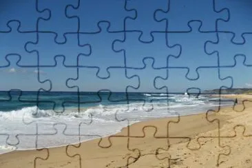 Beach at Newcastle jigsaw puzzle