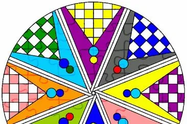 פאזל של mandala