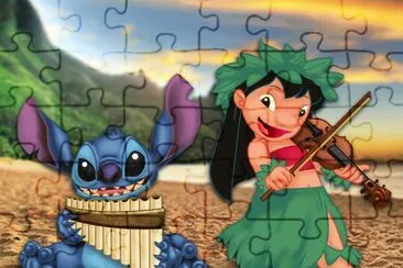 פאזל של Lilo and Stitch